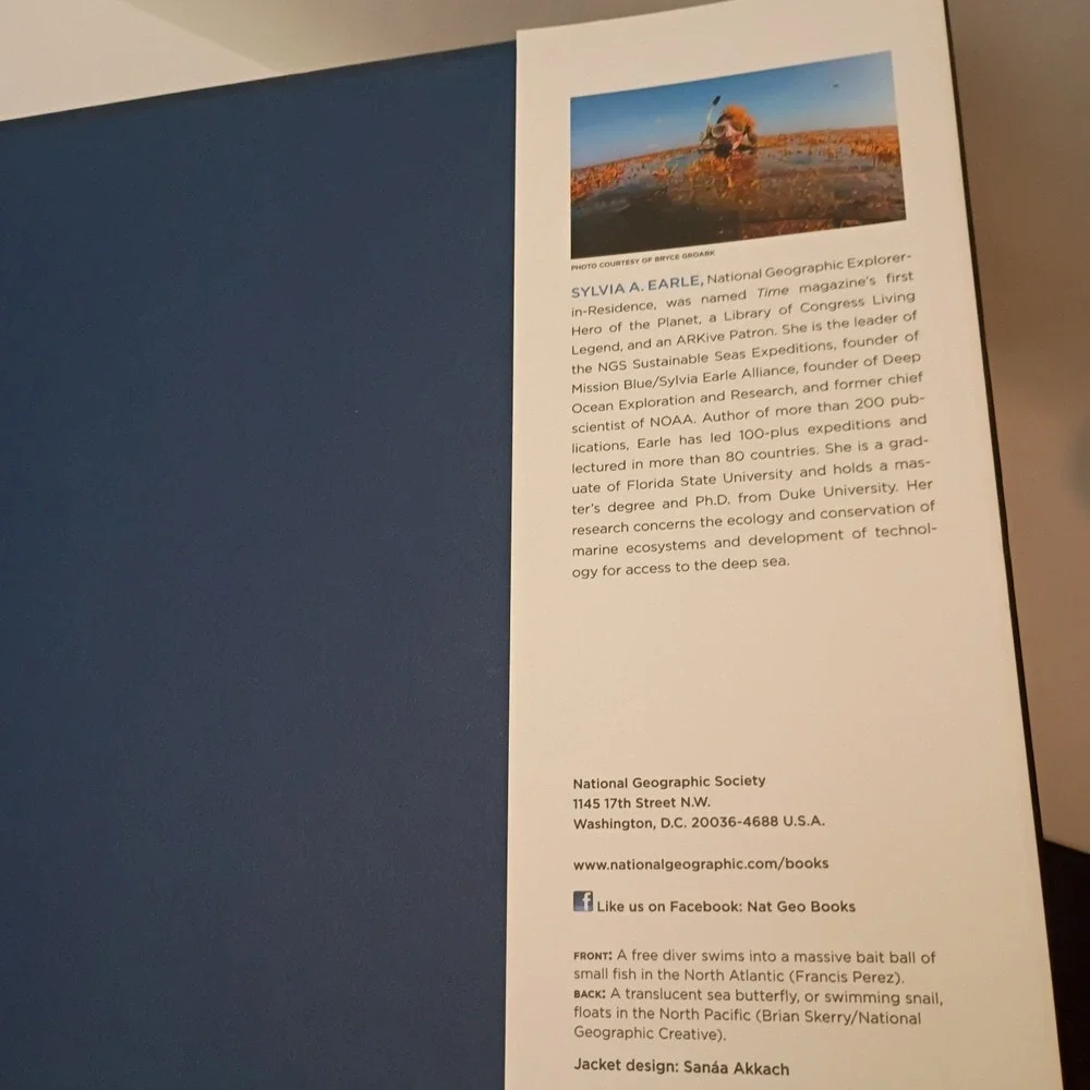 Blue Hope National Geographic Book, Sylvia A. Earle,  Hardcover